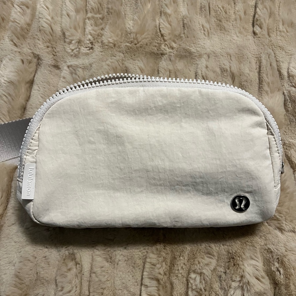 Lululemon belt bag in white opal